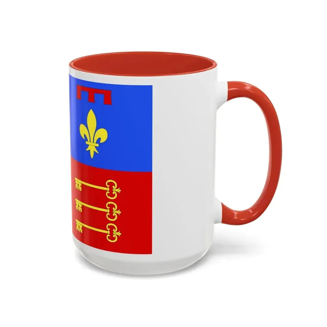 Flag of Vaucluse France 2 - Accent Coffee Mug - Go Mug Yourself