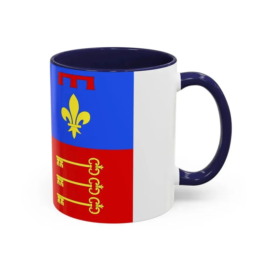 Flag of Vaucluse France 2 - Accent Coffee Mug - Go Mug Yourself