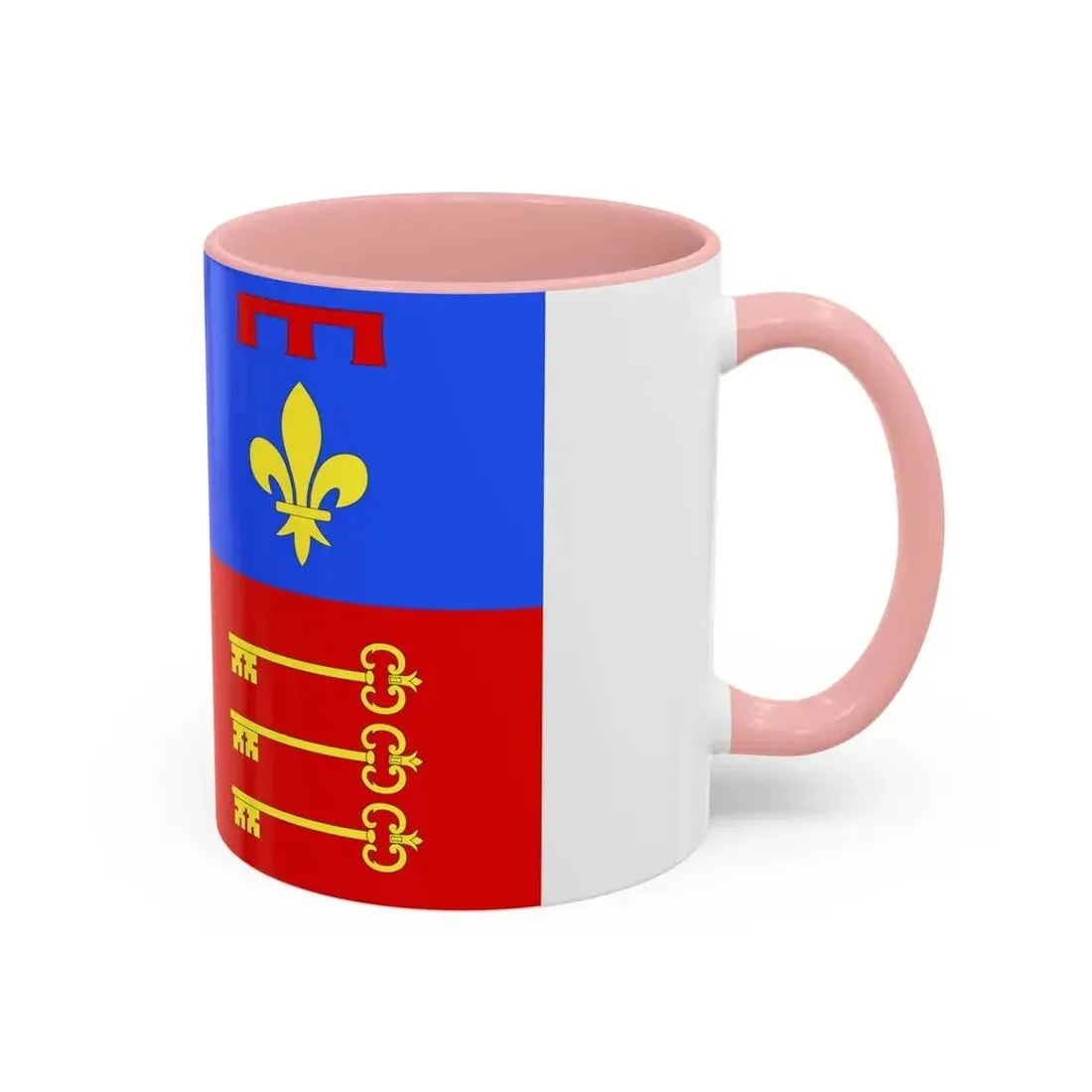 Flag of Vaucluse France 2 - Accent Coffee Mug - Go Mug Yourself