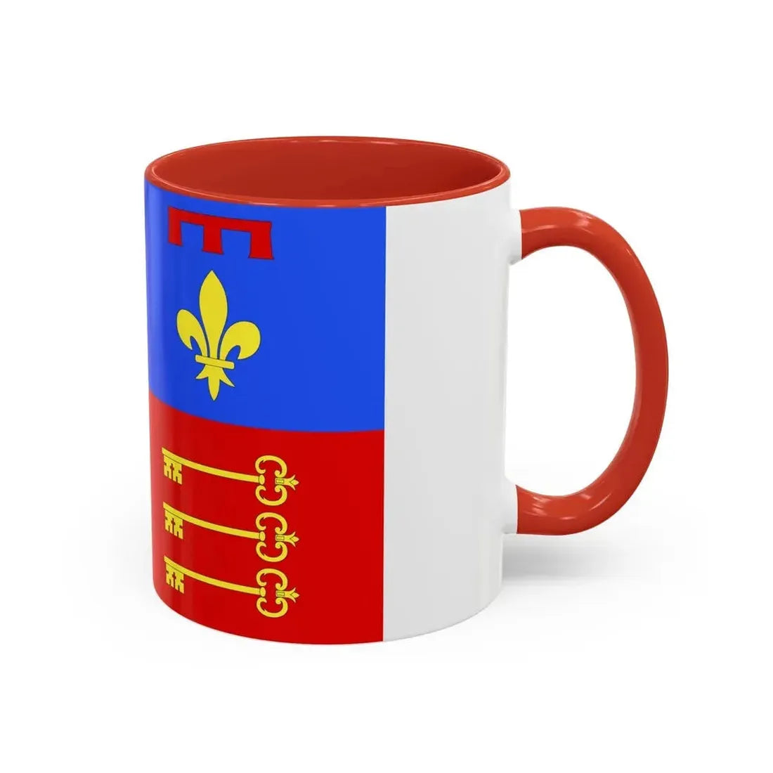 Flag of Vaucluse France 2 - Accent Coffee Mug - Go Mug Yourself