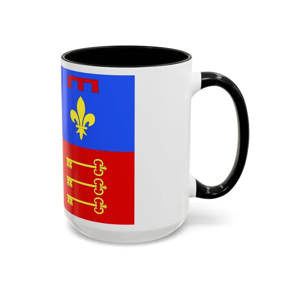 Flag of Vaucluse France 2 - Accent Coffee Mug - Go Mug Yourself