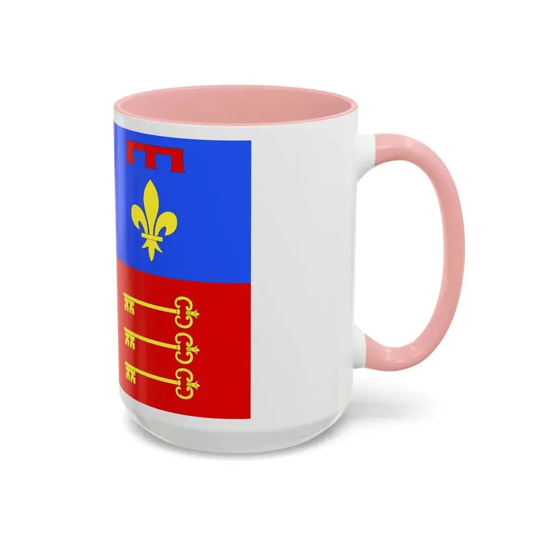 Flag of Vaucluse France 2 - Accent Coffee Mug - Go Mug Yourself