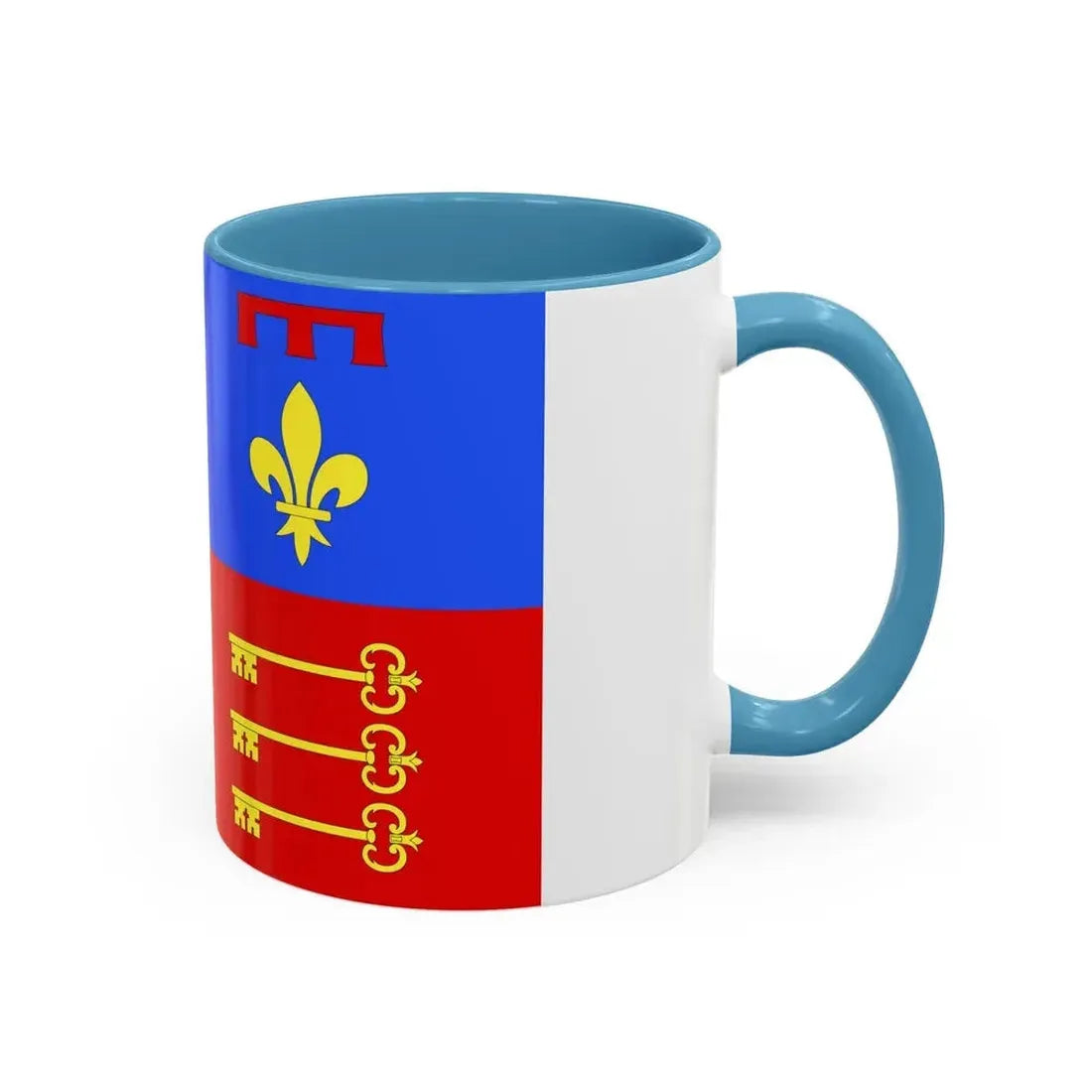 Flag of Vaucluse France 2 - Accent Coffee Mug - Go Mug Yourself