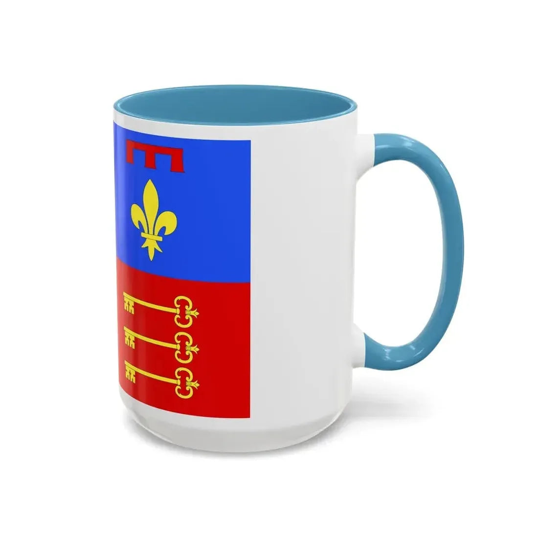 Flag of Vaucluse France 2 - Accent Coffee Mug - Go Mug Yourself