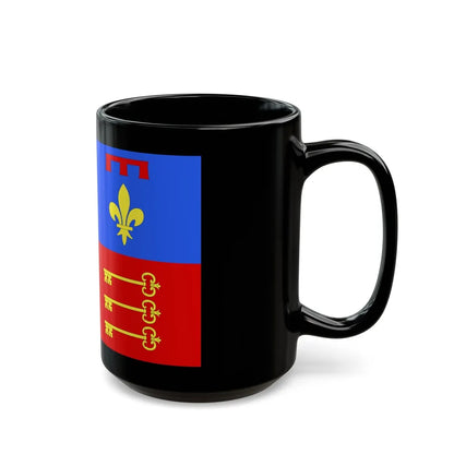 Flag of Vaucluse France 2 - Black Coffee Mug-Go Mug Yourself