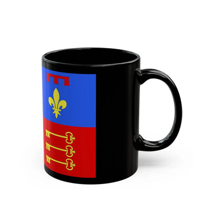 Flag of Vaucluse France 2 - Black Coffee Mug-Go Mug Yourself