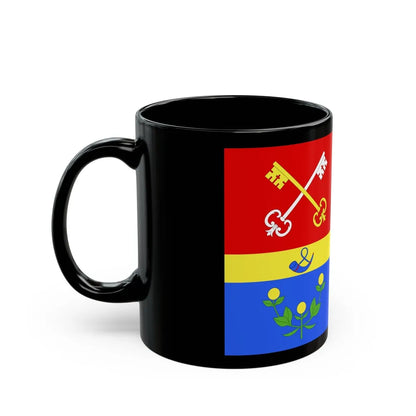 Flag of Vaucluse France 2 - Black Coffee Mug-Go Mug Yourself