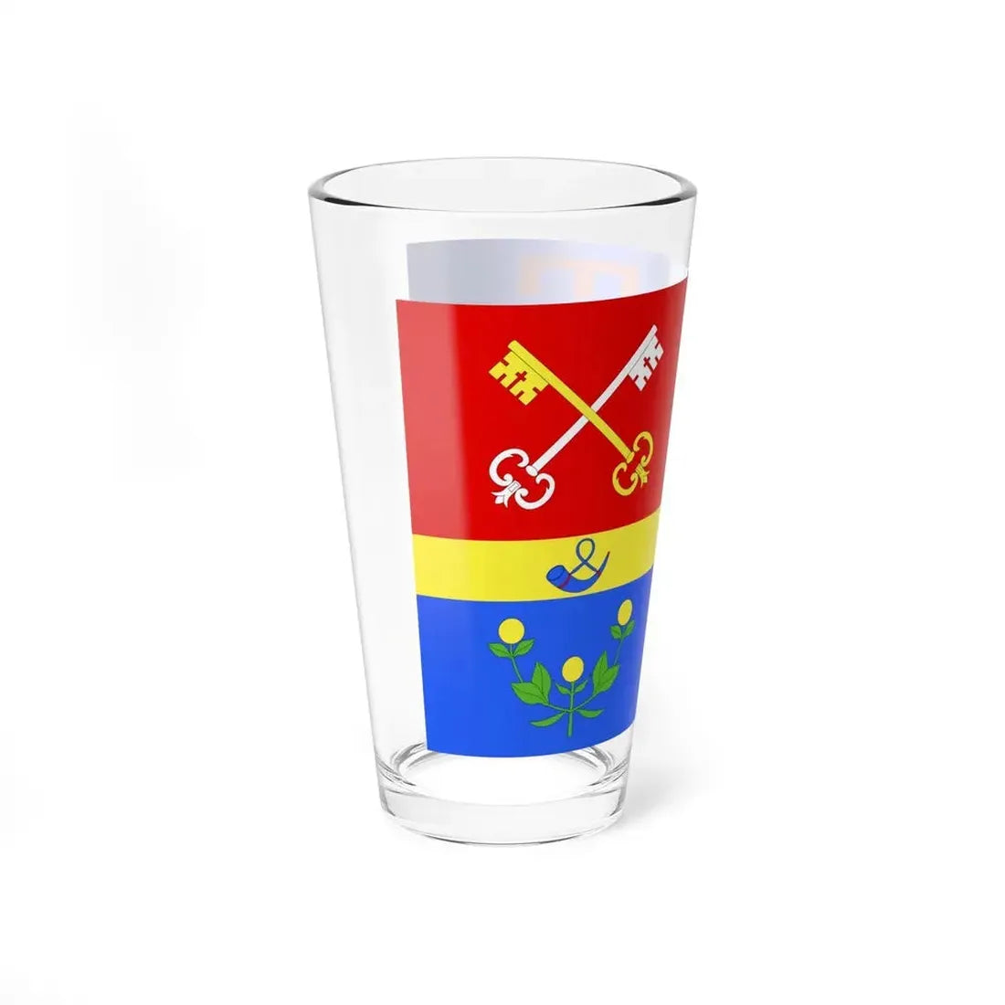 Flag of Vaucluse France 2 - Pint Glass 16oz - Go Mug Yourself