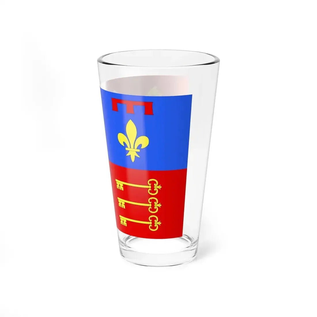 Flag of Vaucluse France 2 - Pint Glass 16oz - Go Mug Yourself