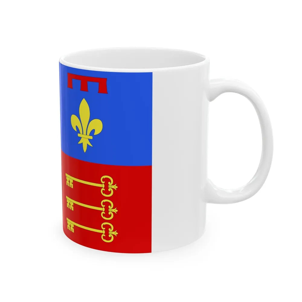 Flag of Vaucluse France 2 - White Coffee Mug-Go Mug Yourself