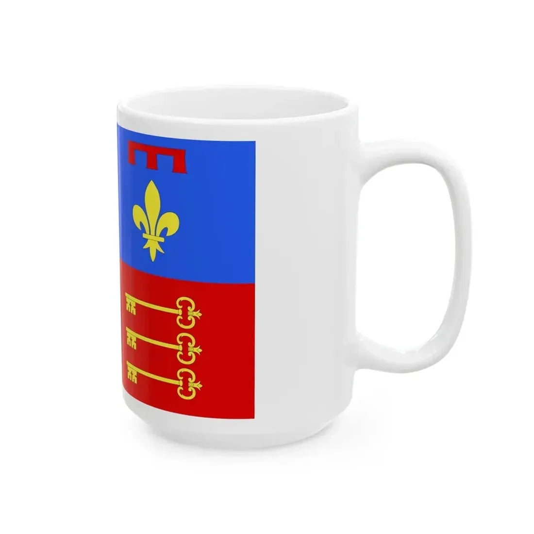 Flag of Vaucluse France 2 - White Coffee Mug - Go Mug Yourself