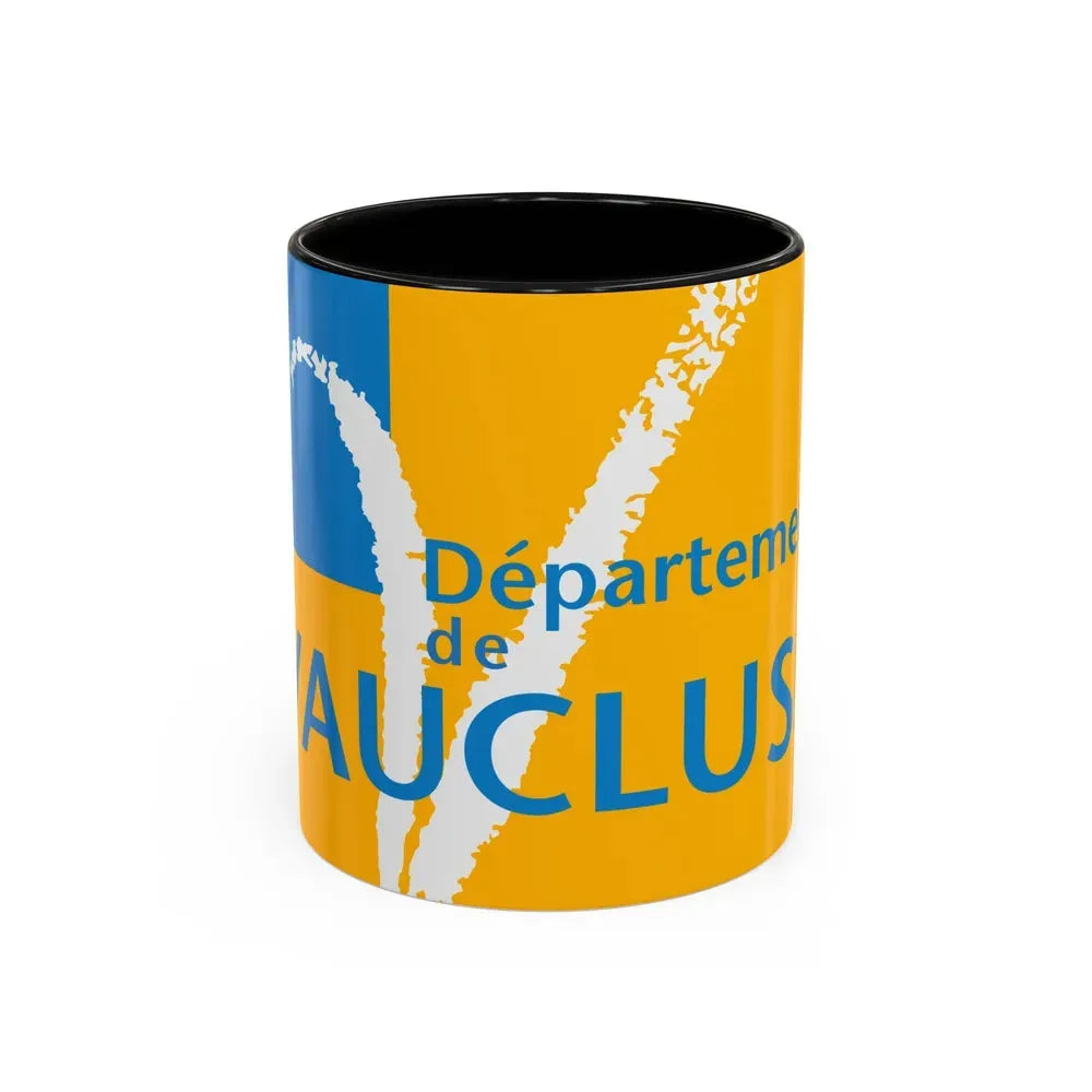 Flag of Vaucluse France - Accent Coffee Mug 11oz Black - Go Mug Yourself