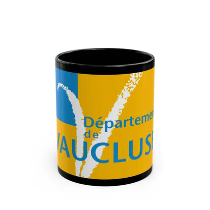 Flag of Vaucluse France - Black Coffee Mug-11oz-Go Mug Yourself