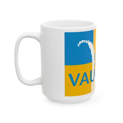 Flag of Vaucluse France - White Coffee Mug-Go Mug Yourself