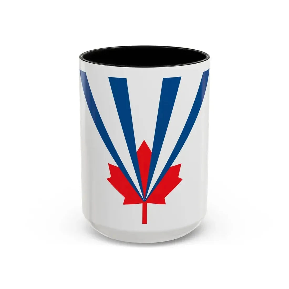 Flag of Vaughan Ontario Canada - Accent Coffee Mug 15oz Black - Go Mug Yourself