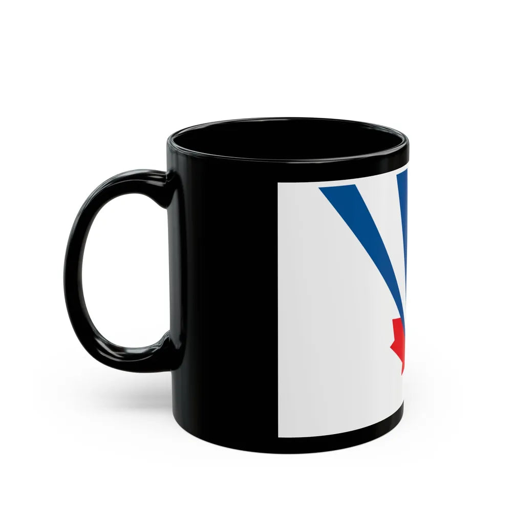 Flag of Vaughan Ontario Canada - Black Coffee Mug-Go Mug Yourself