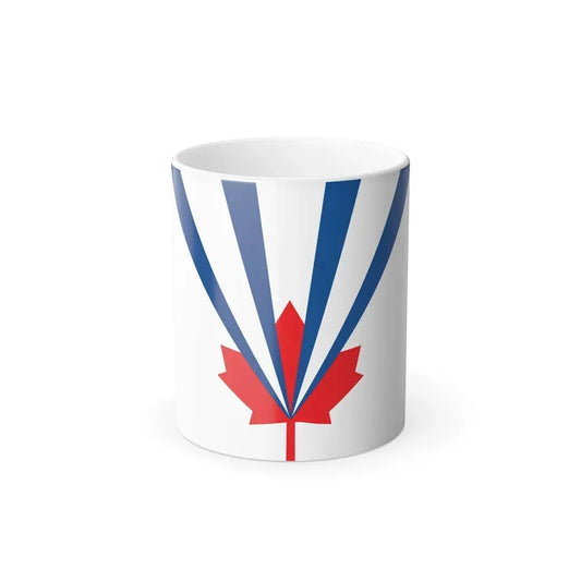 Flag of Vaughan Ontario Canada - Color Changing Coffee Mug 11oz - Go Mug Yourself