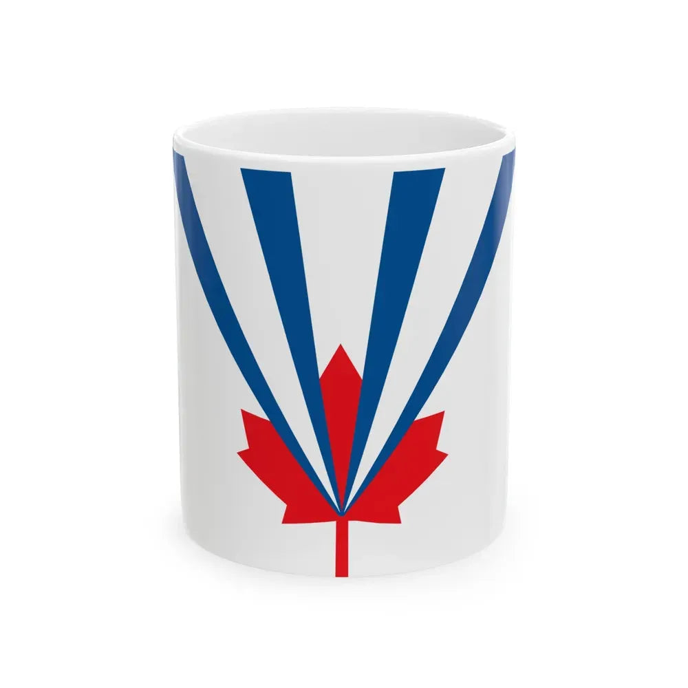 Flag of Vaughan Ontario Canada - White Coffee Mug 11oz - Go Mug Yourself