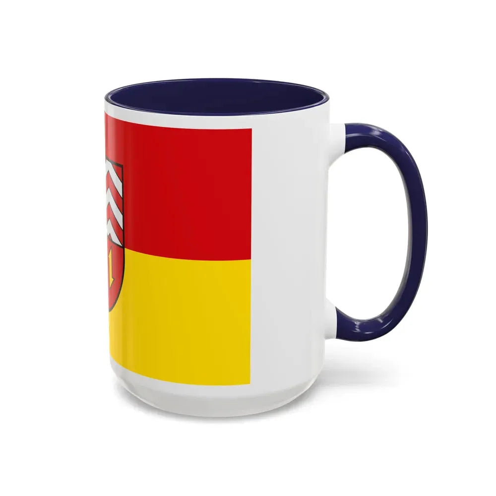 Flag of Vechta Germany - Accent Coffee Mug - Go Mug Yourself