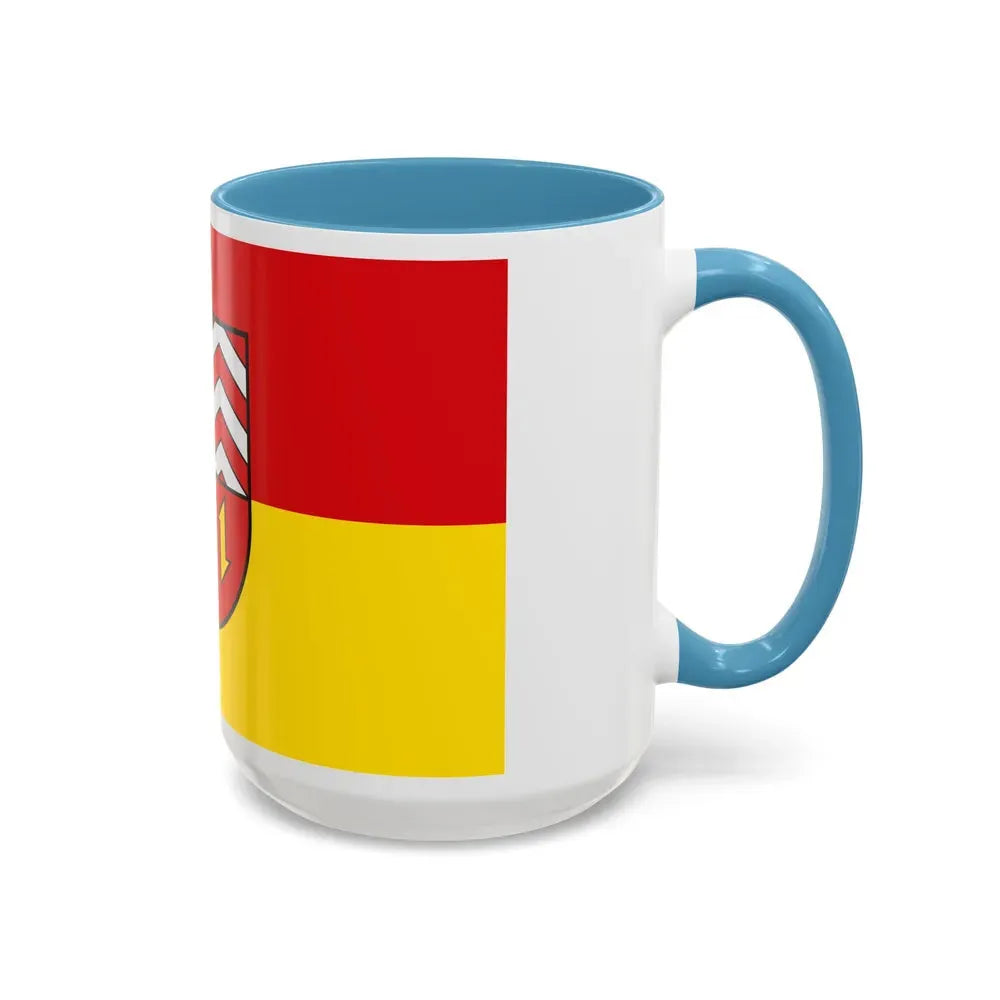 Flag of Vechta Germany - Accent Coffee Mug - Go Mug Yourself