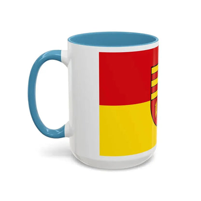 Flag of Vechta Germany - Accent Coffee Mug - Go Mug Yourself