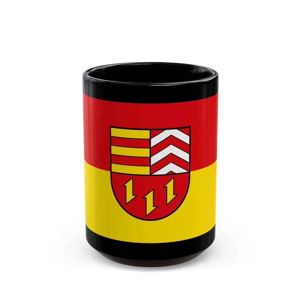 Flag of Vechta Germany - Black Coffee Mug-15oz-Go Mug Yourself