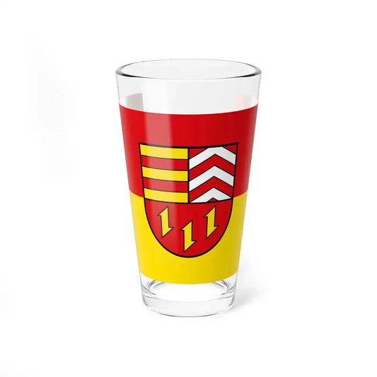 Flag of Vechta Germany - Pint Glass 16oz 16oz - Go Mug Yourself