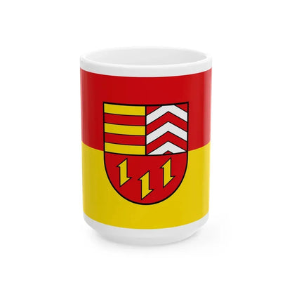 Flag of Vechta Germany - White Coffee Mug 15oz - Go Mug Yourself