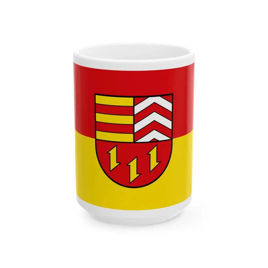Flag of Vechta Germany - White Coffee Mug 15oz - Go Mug Yourself