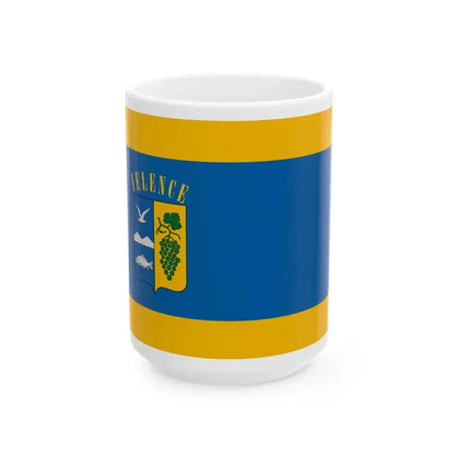 Flag of Velence (Hungary) White Coffee Mug 15oz - Go Mug Yourself