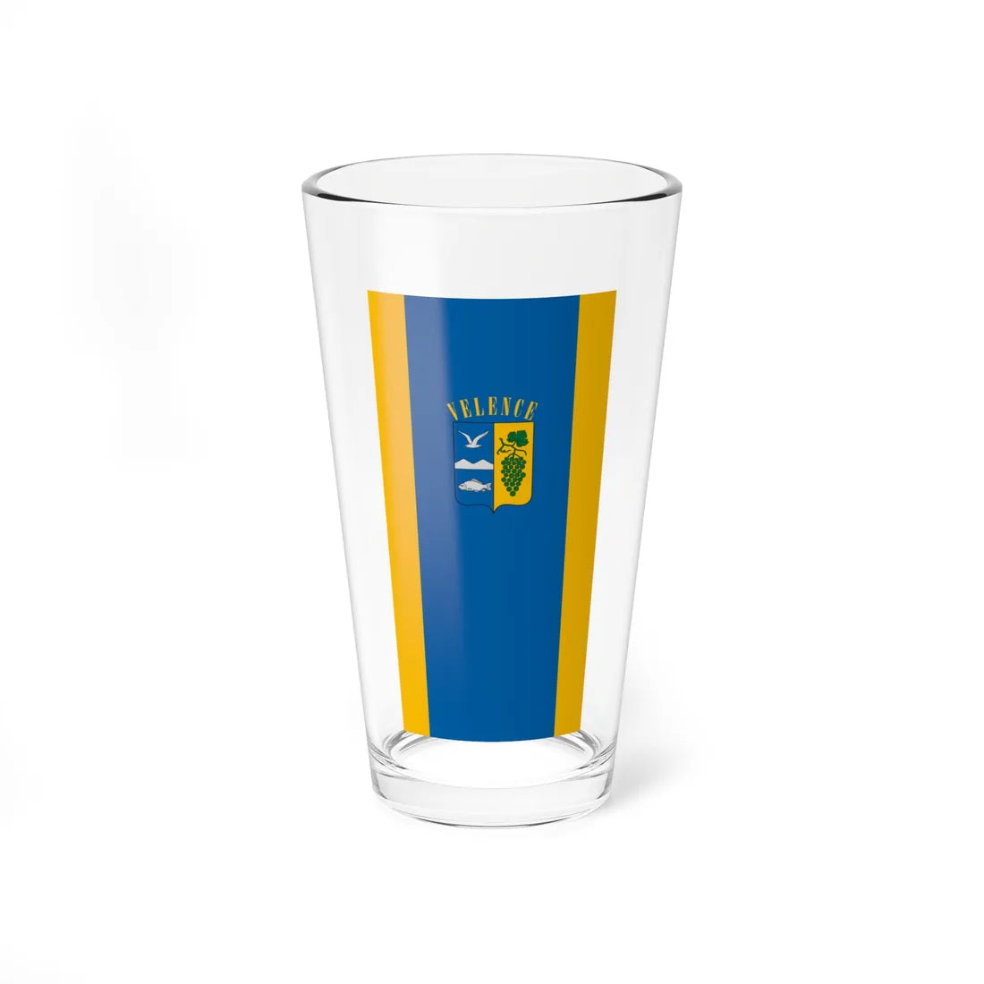 Flag of Velence vertical (Hungary) Pint Glass 16oz 16oz - Go Mug Yourself