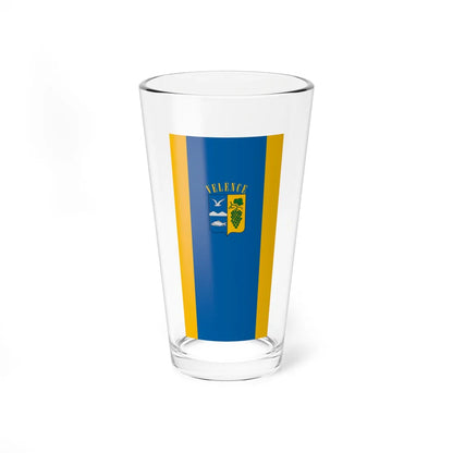 Flag of Velence vertical (Hungary) Pint Glass 16oz 16oz - Go Mug Yourself