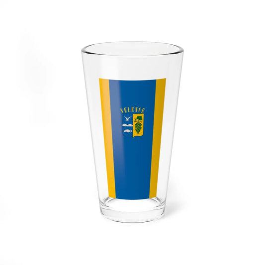Flag of Velence vertical (Hungary) Pint Glass 16oz 16oz - Go Mug Yourself