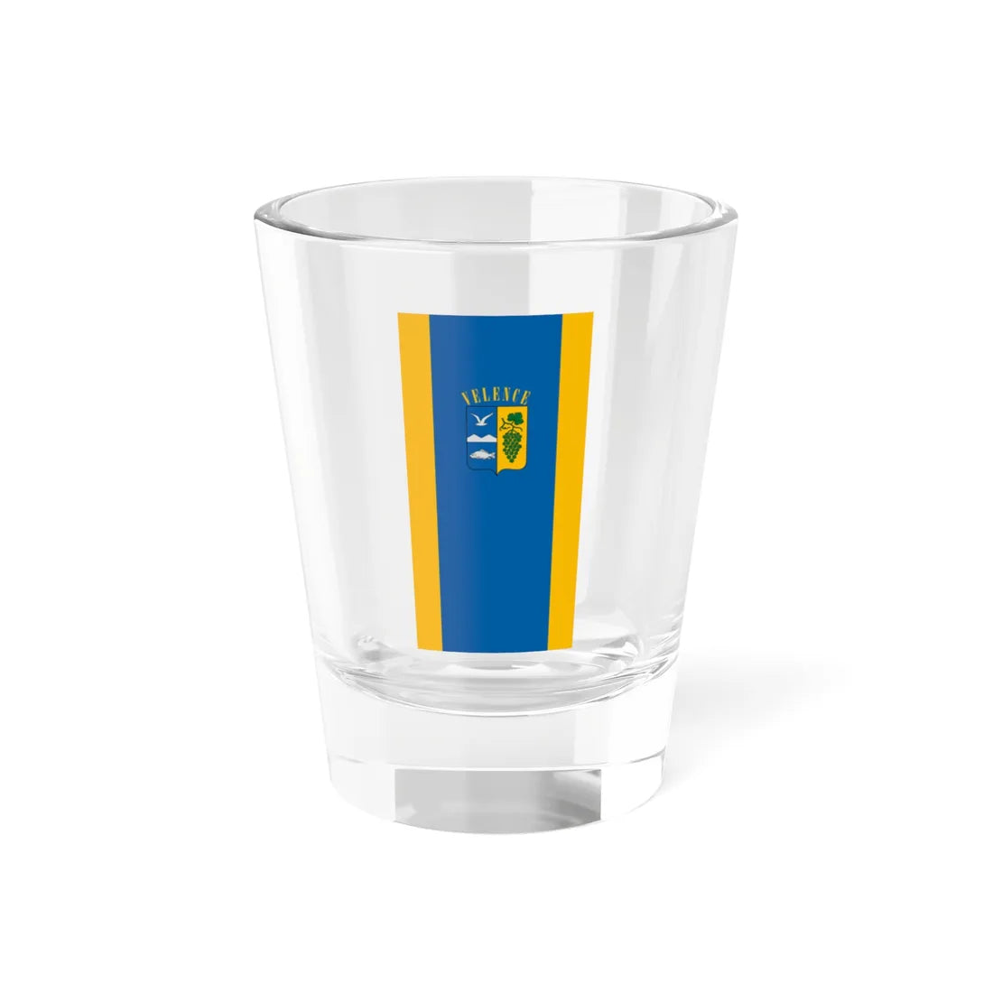 Flag of Velence vertical (Hungary) Shot Glass 1.5oz 1.5oz - Go Mug Yourself