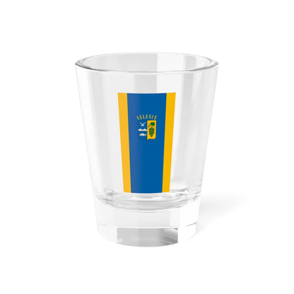 Flag of Velence vertical (Hungary) Shot Glass 1.5oz 1.5oz - Go Mug Yourself
