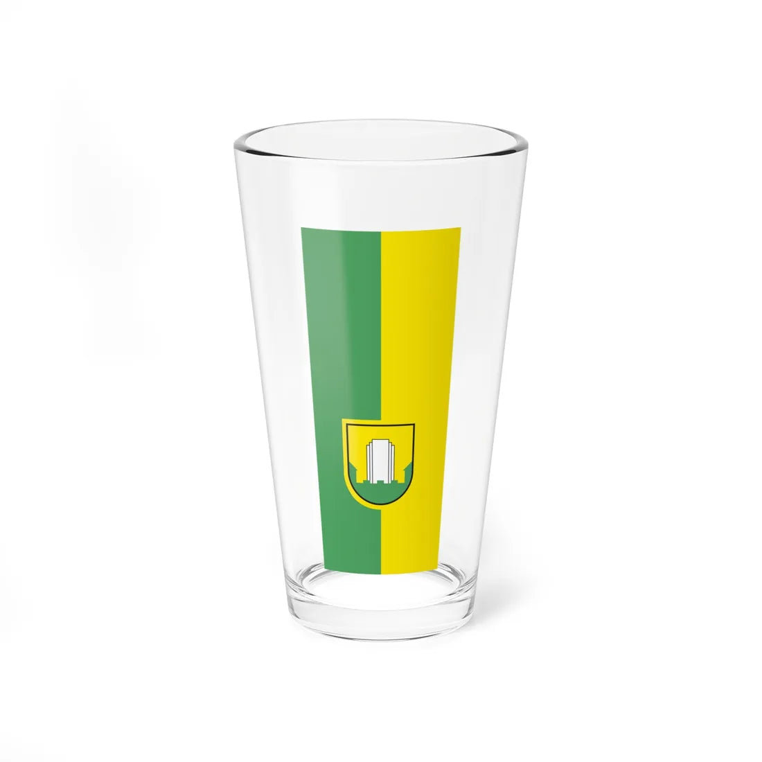 Flag of Velenje vertical (Slovenia) Pint Glass 16oz 16oz - Go Mug Yourself