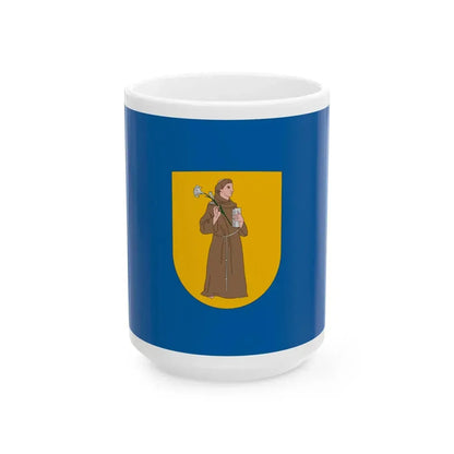 Flag of Veleny (Hungary) White Coffee Mug 15oz - Go Mug Yourself