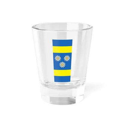 Flag of Velika Polana vertical (Slovenia) Shot Glass 1.5oz 1.5oz - Go Mug Yourself