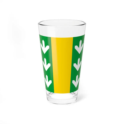 Flag of Velyki Birky (Ukraine) Pint Glass 16oz 16oz - Go Mug Yourself