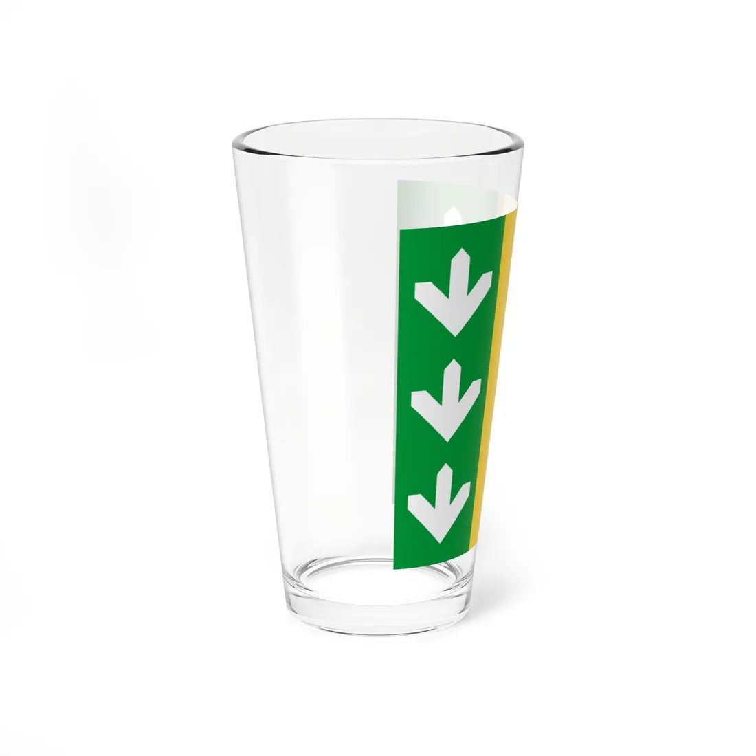 Flag of Velyki Birky (Ukraine) Pint Glass 16oz - Go Mug Yourself