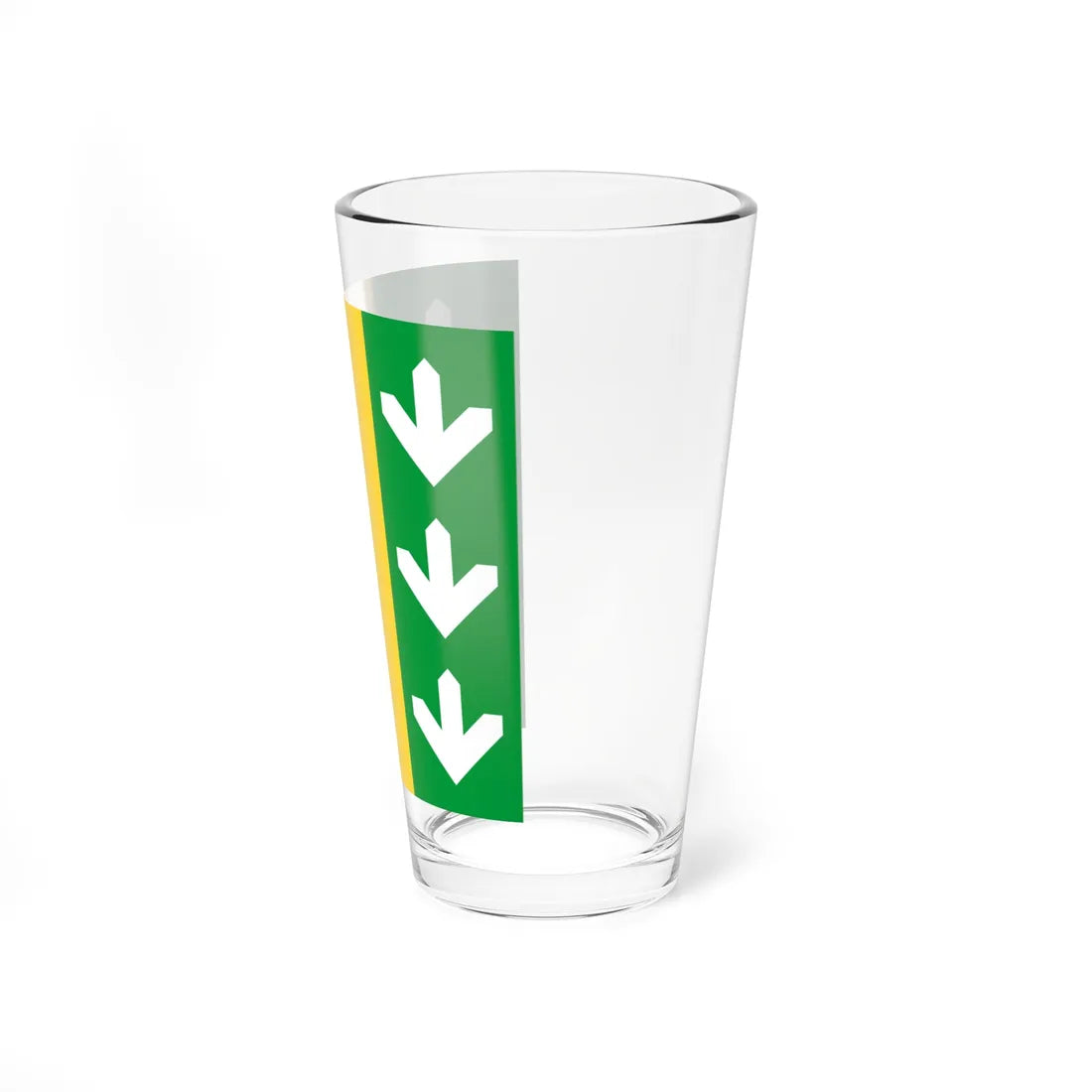 Flag of Velyki Birky (Ukraine) Pint Glass 16oz - Go Mug Yourself