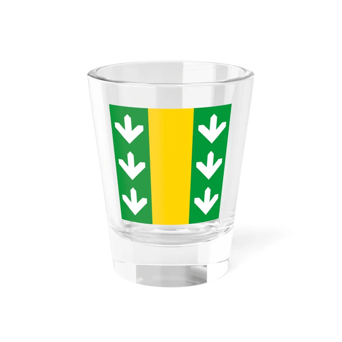 Flag of Velyki Birky (Ukraine) Shot Glass 1.5oz 1.5oz - Go Mug Yourself