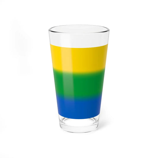 Flag of Velykyi Yablunets (Ukraine) Pint Glass 16oz 16oz - Go Mug Yourself