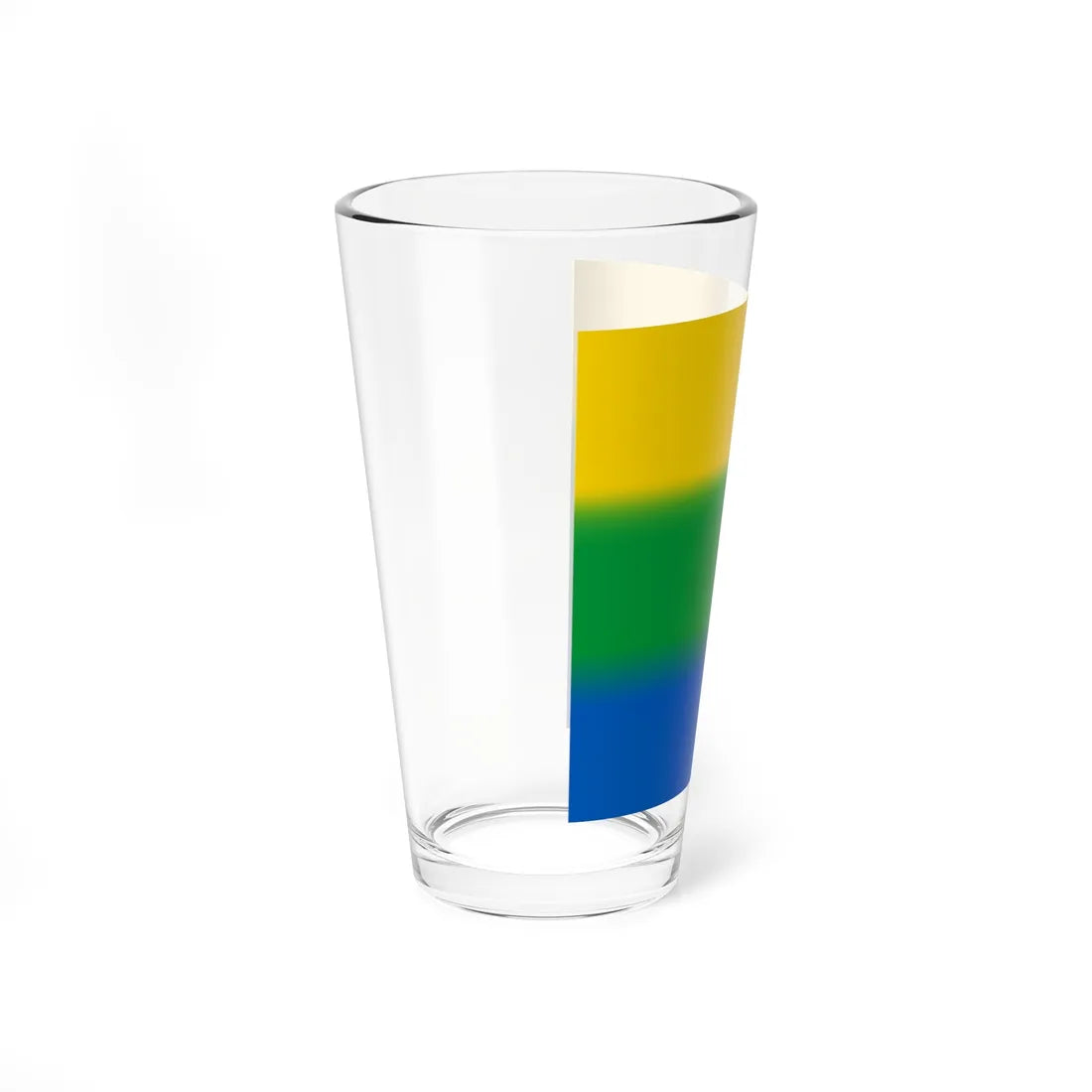Flag of Velykyi Yablunets (Ukraine) Pint Glass 16oz - Go Mug Yourself