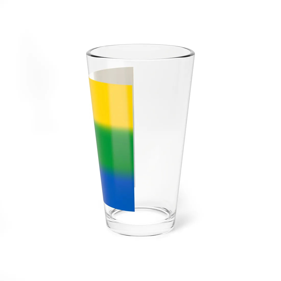 Flag of Velykyi Yablunets (Ukraine) Pint Glass 16oz - Go Mug Yourself
