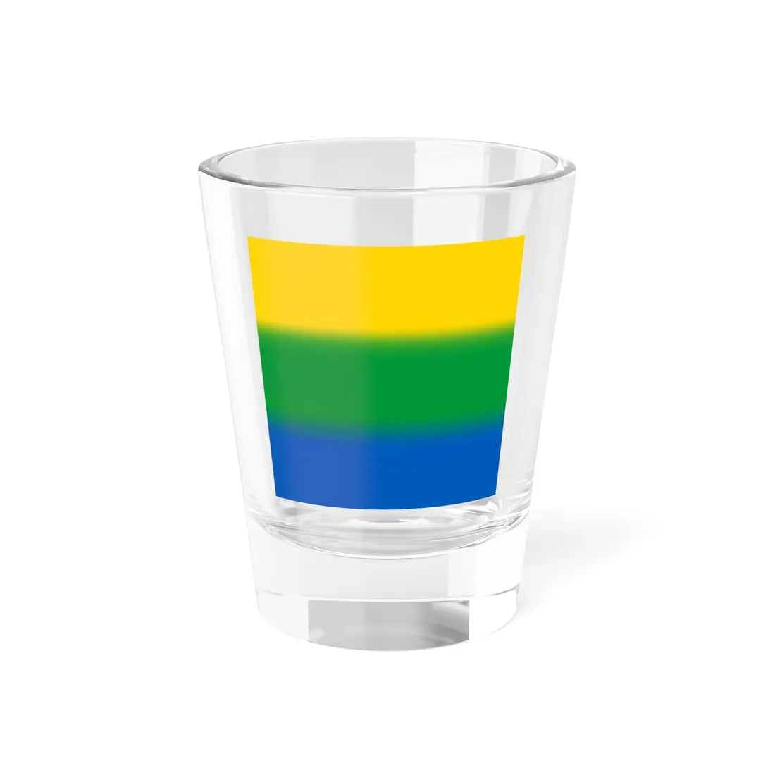 Flag of Velykyi Yablunets (Ukraine) Shot Glass 1.5oz 1.5oz - Go Mug Yourself