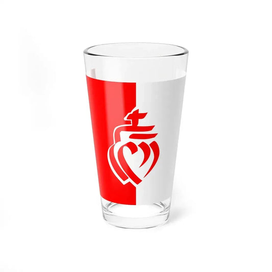 Flag of Vendee (France) Pint Glass 16oz 16oz - Go Mug Yourself