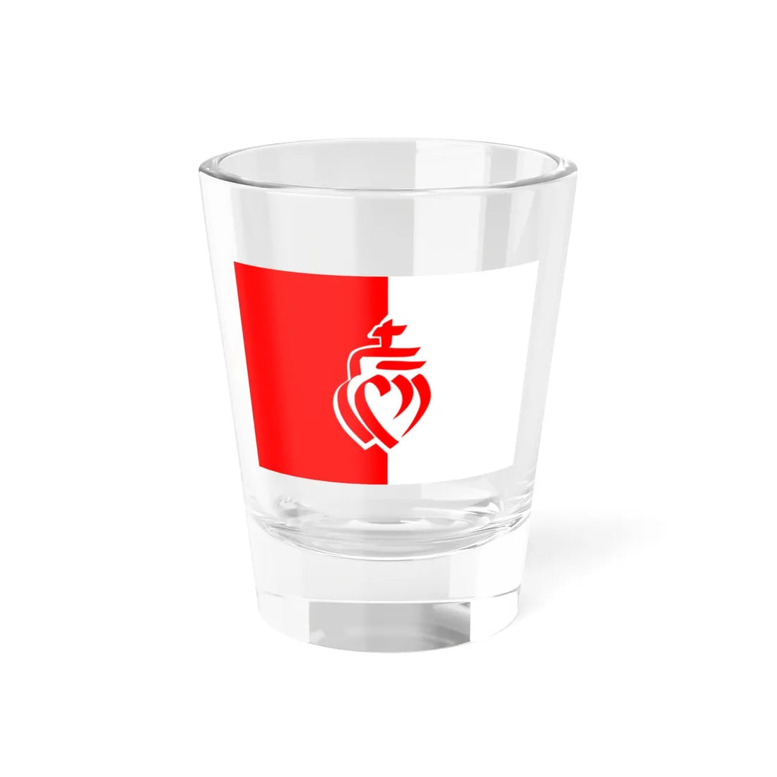 Flag of Vendee (France) Shot Glass 1.5oz 1.5oz - Go Mug Yourself