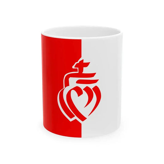 Flag of Vendee (France) White Coffee Mug 11oz - Go Mug Yourself