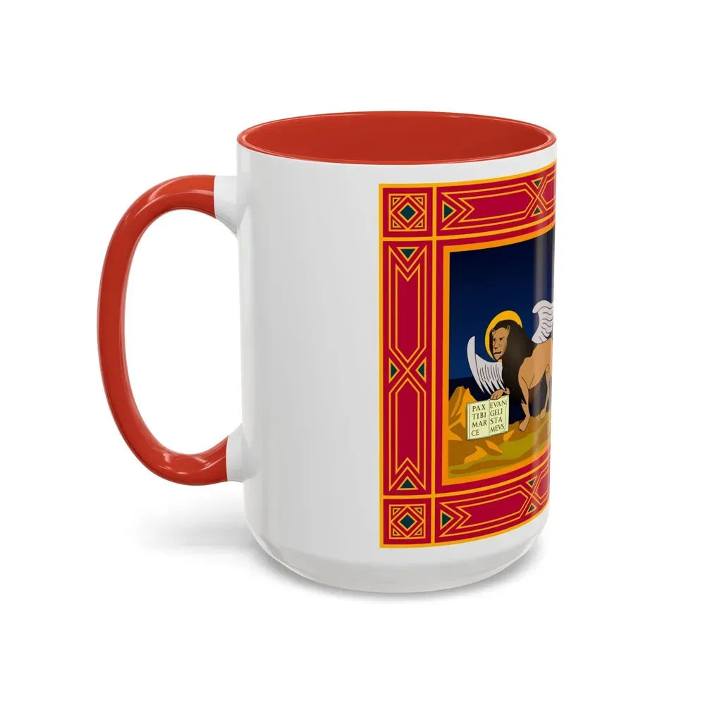 Flag of Veneto Italy - Accent Coffee Mug - Go Mug Yourself